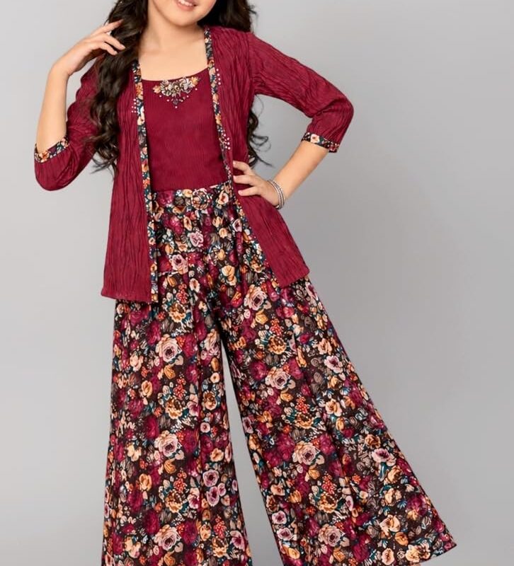 Ranova Printed Palazzo Set – Girls